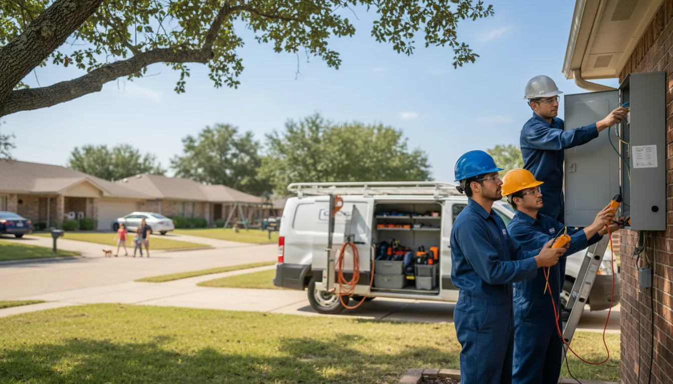 Certified electrician providing emergency electrical services in Yoder, IN